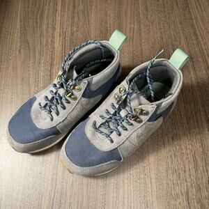 Teva Womens Highside 84 Gray Blue Suede Hiking Outdoor Shoes Boots Sz 6